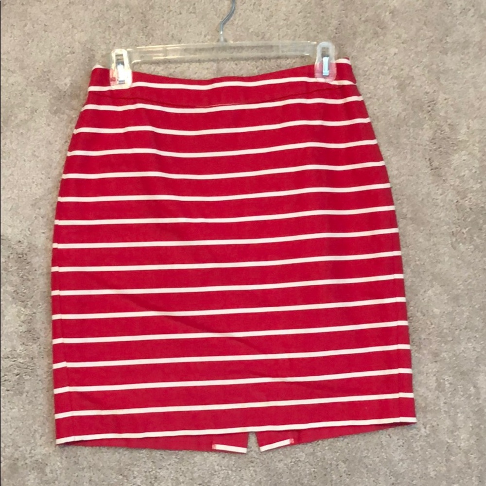 Banana Republic Striped Pencil Skirt